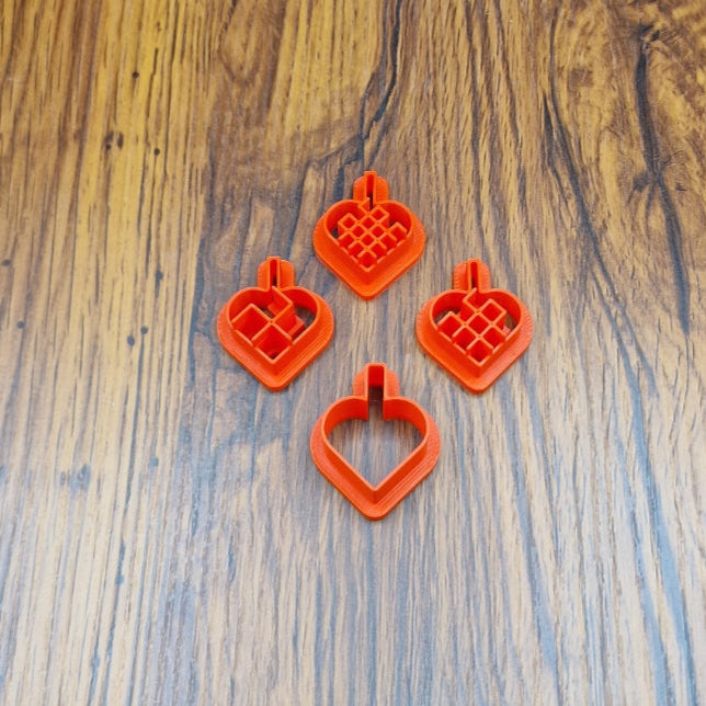 Christmas cutter - Christmas heart with embossing