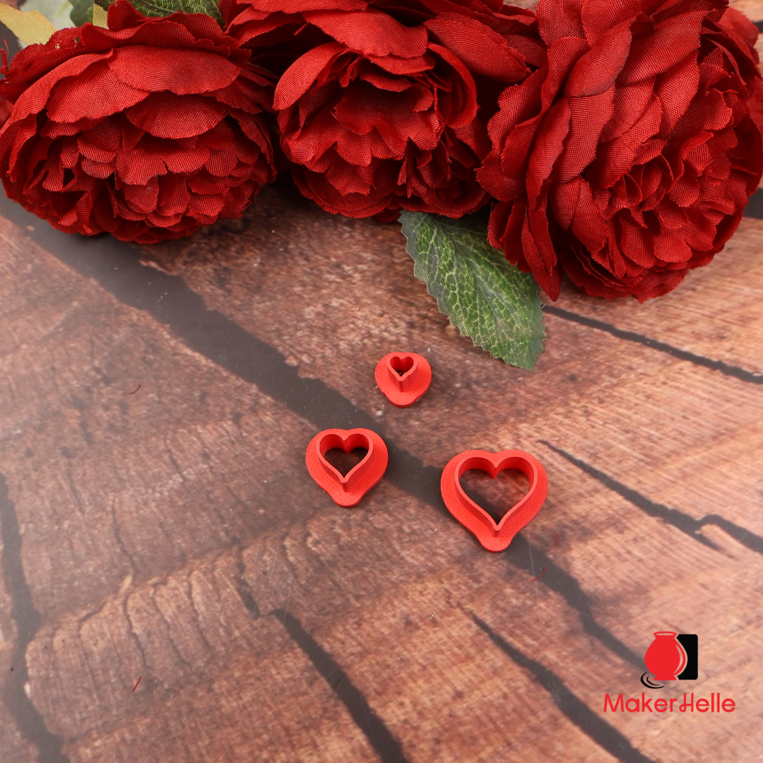 Udstikker/præg - Hjerte 1