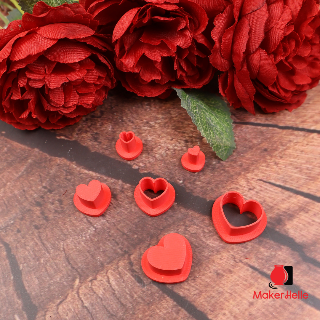 Udstikker/præg - Hjerte 2