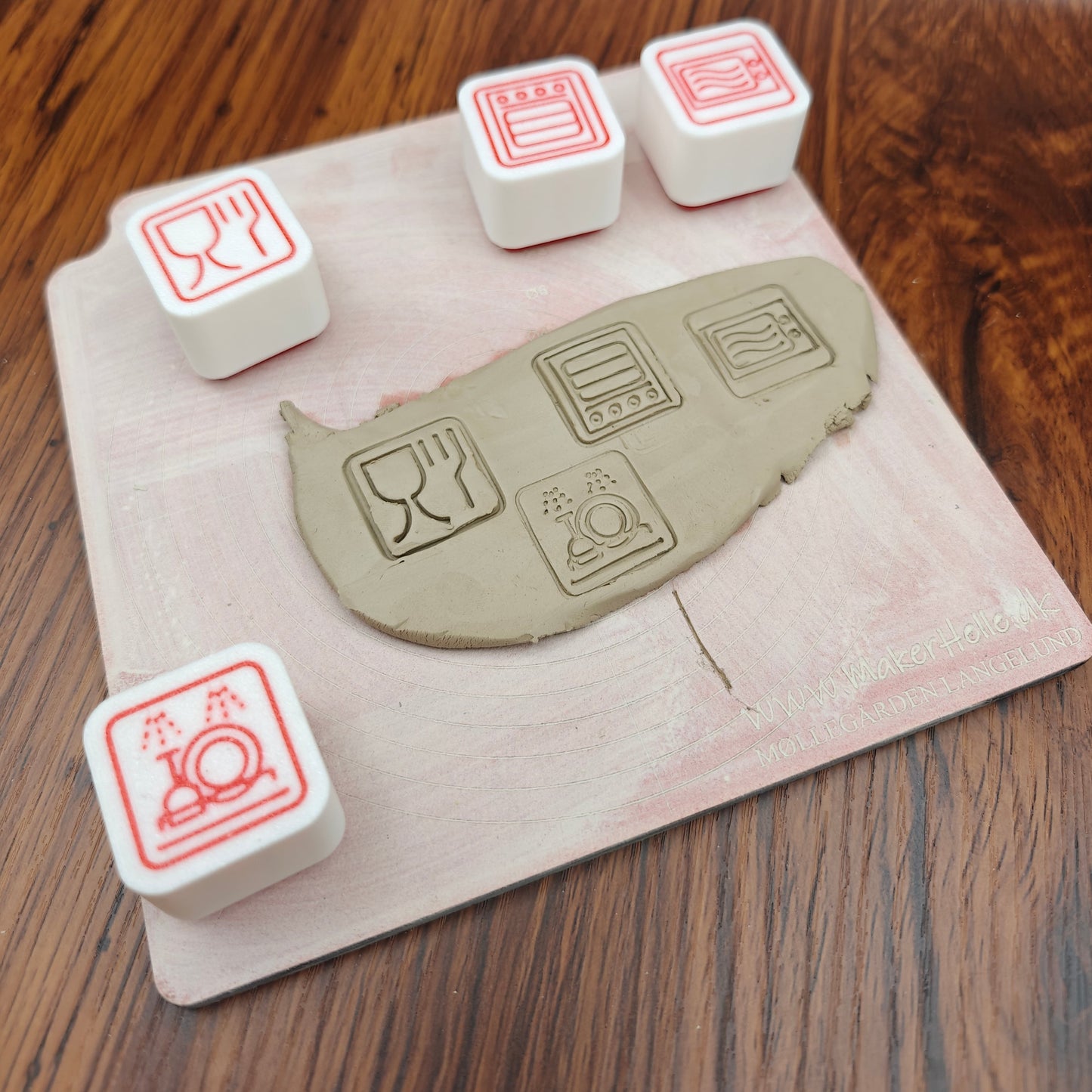 Stempel til keramik - Fødevare godkendt