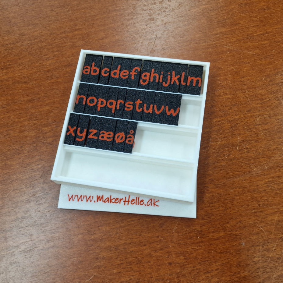 Alfabetstempler SpotOn - Komplet sæt