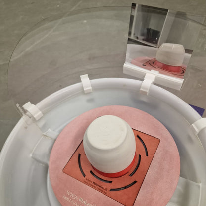 Mirror for potters wheel 