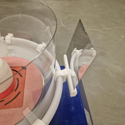 Mirror for potters wheel 