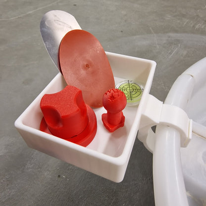 Redskabsholder til drejeskiven