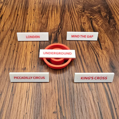 Udstikker med præg - London Underground