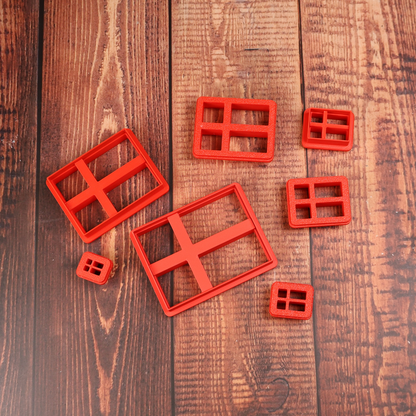 Cutter with embossing - Flag 