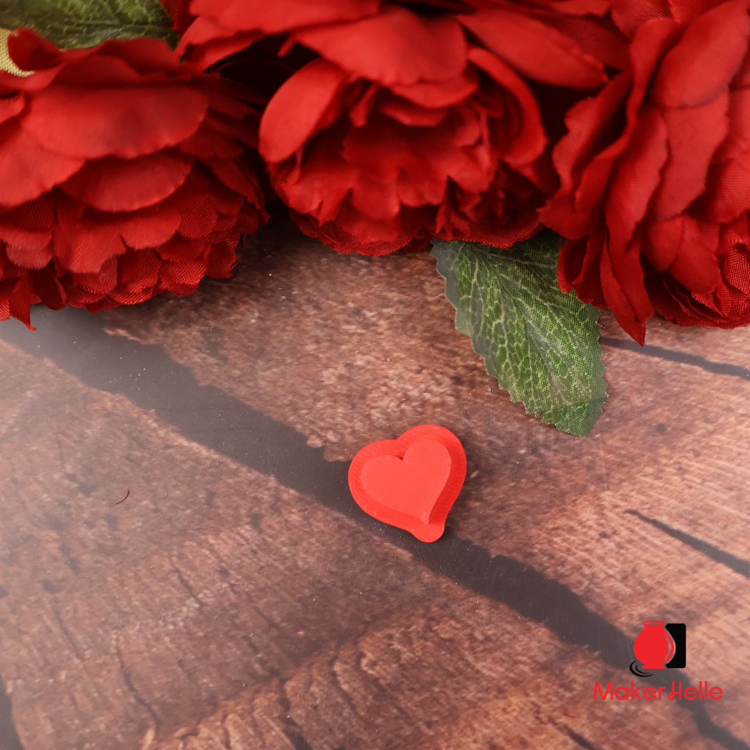 Udstikker/præg - Hjerte 1