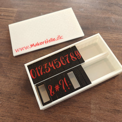 Alphabet stamps PletSkud - Numbers & Symbols 