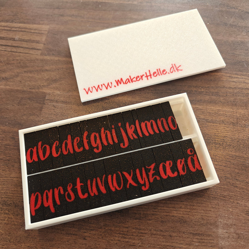 Alphabet stamps PletSkud - Small letters 