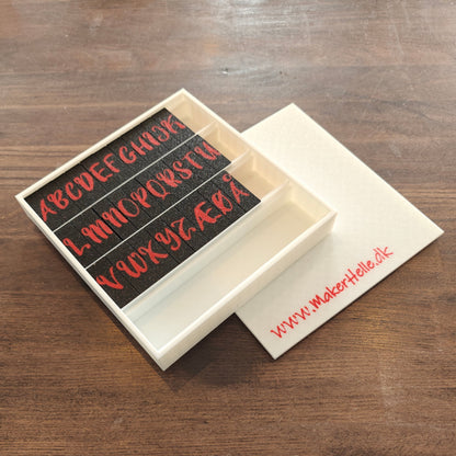 Alphabet stamps PletSkud - Block letters 