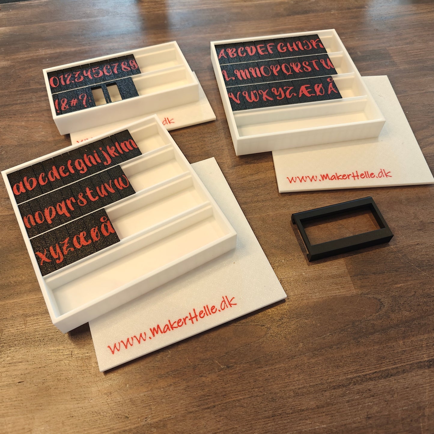 Alphabet stamps PletSkud - Complete set 