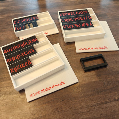 Alphabet stamps PletSkud - Complete set 