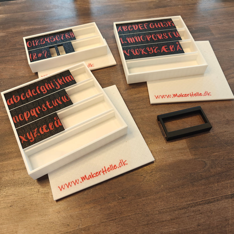 Alphabet stamps PletSkud - Complete set 