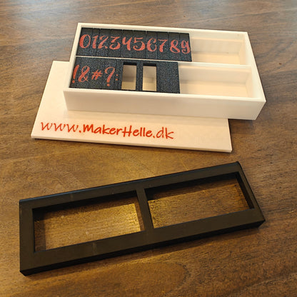 Alphabet stamps PletSkud - Numbers & Symbols 