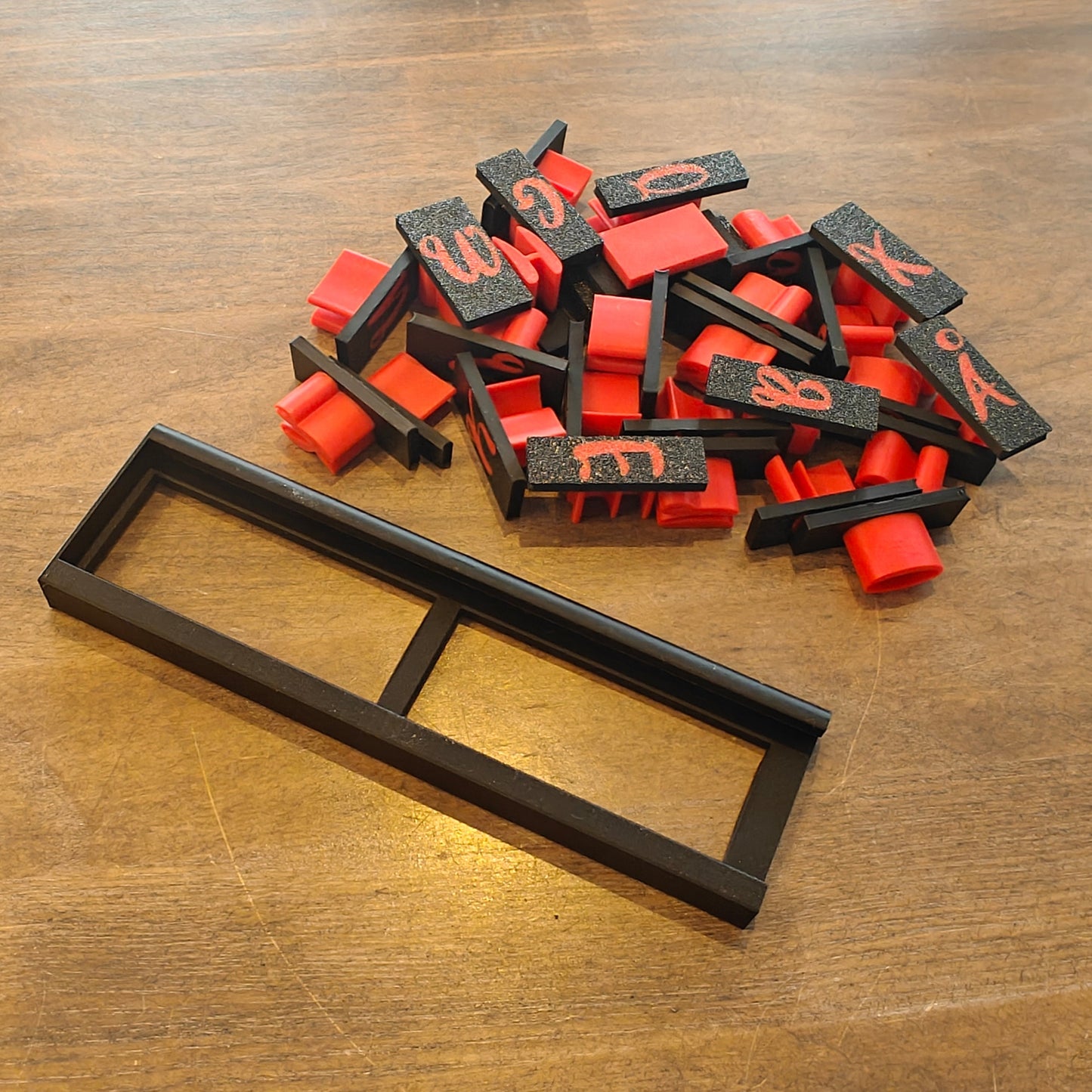 Alphabet stamps PletSkud - Block letters 