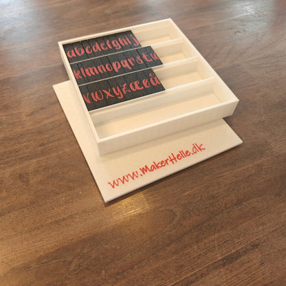 Alphabet stamps PletSkud - Small letters 