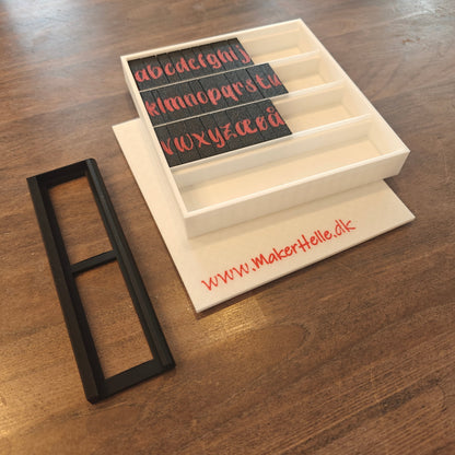 Alphabet stamps PletSkud - Small letters 