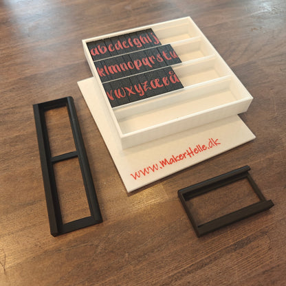 Alphabet stamps PletSkud - Small letters 