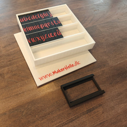 Alphabet stamps PletSkud - Small letters 