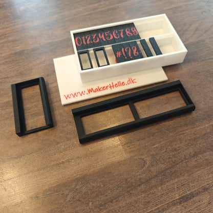 Alphabet stamps PletSkud - Numbers & Symbols 