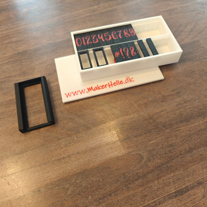 Alphabet stamps PletSkud - Numbers & Symbols 