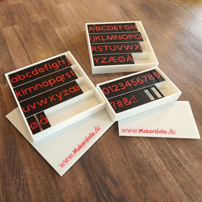 Alphabet stamps SnorLige - Complete set 