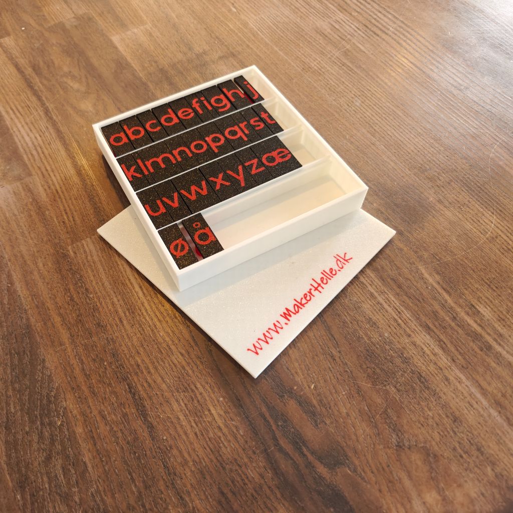 Alphabet stamps SnorLige - Small letters 