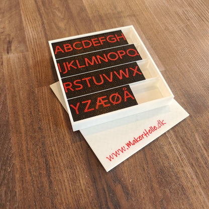 Alphabet stamps SnorLige - Complete set 