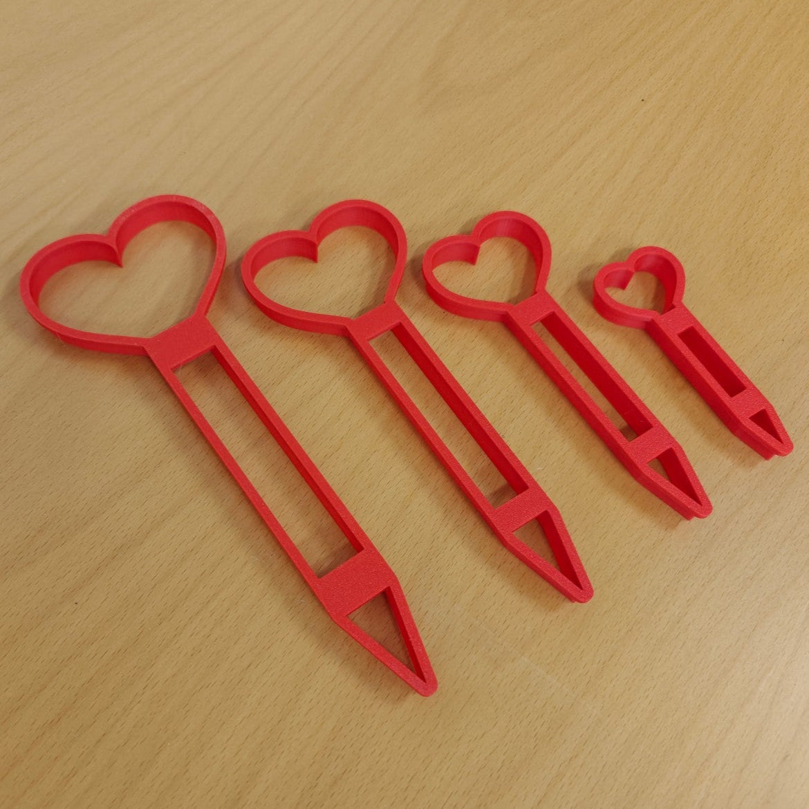 Cutter for ceramics - Flower stick Heart 