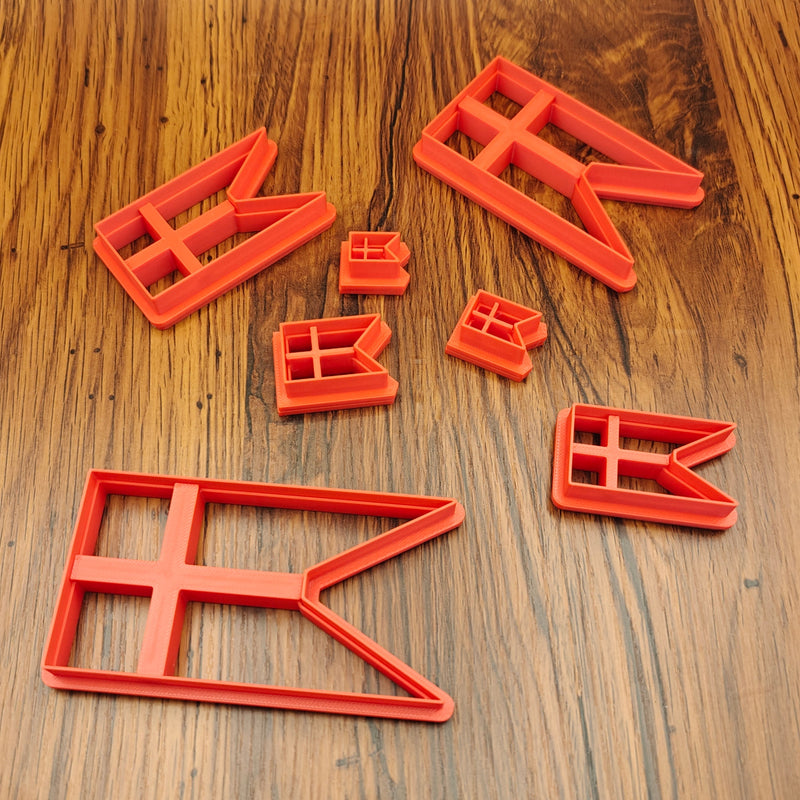 Flagudstikker - Danmark Splitflag