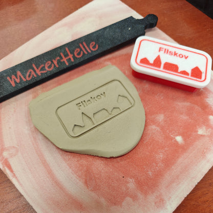 Ceramic stamp "Your city sign" 