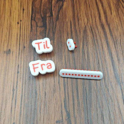 Til og Fra kort – stempelsæt