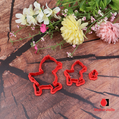 Udstikker - Gående Påskekylling