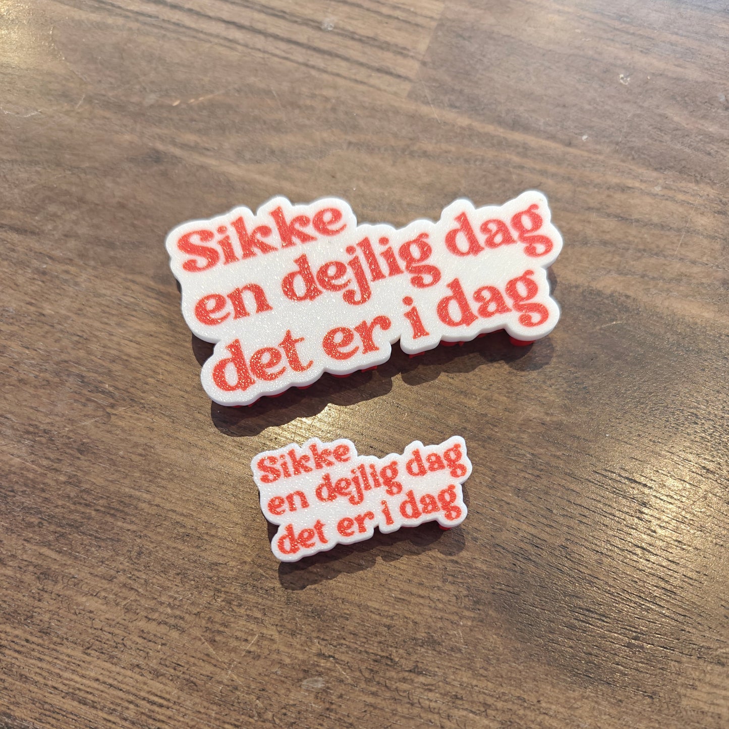 Keramik tekst - Sikke en dejlig dag det er i dag
