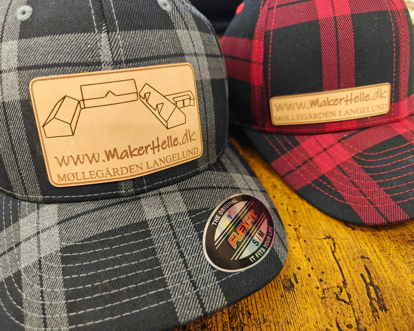 Leather patches for cap (Special order) 