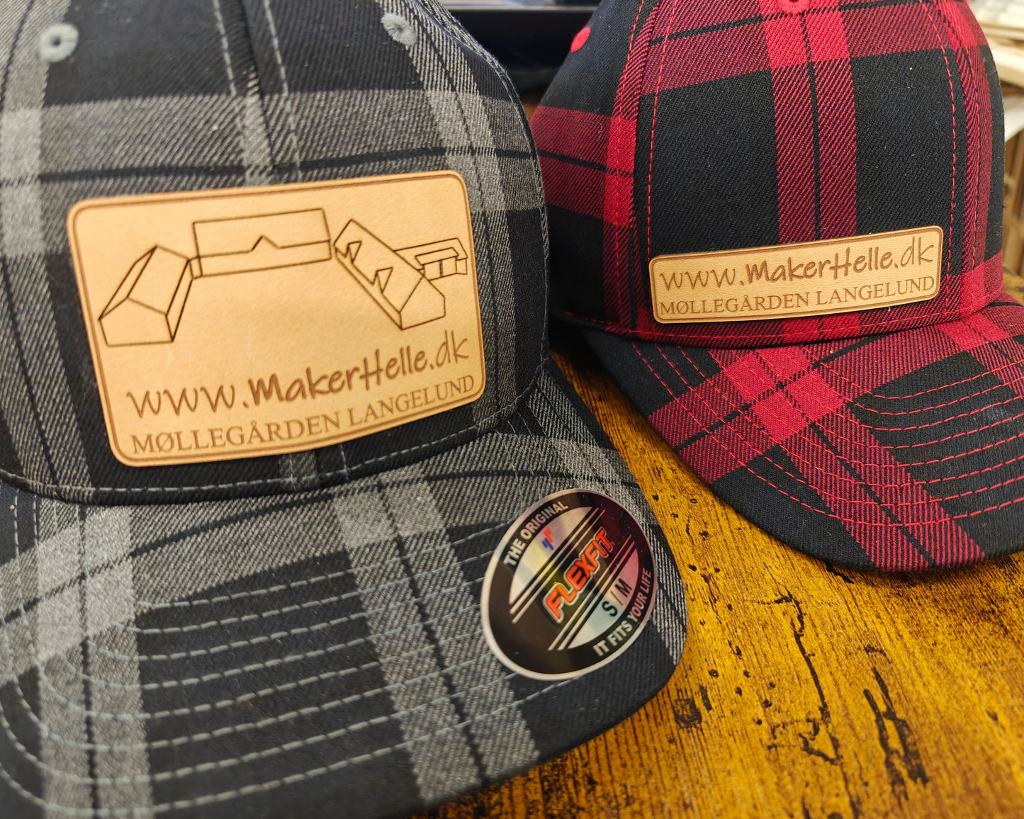 Leather patches for cap (Special order) 